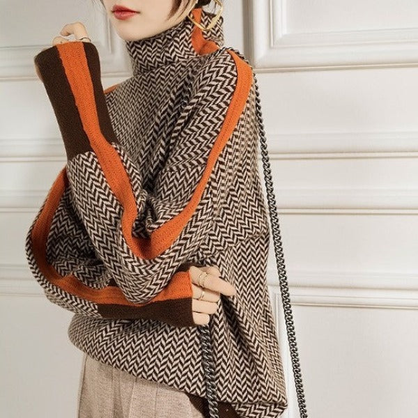 Nora™ | Sweater med høj hals