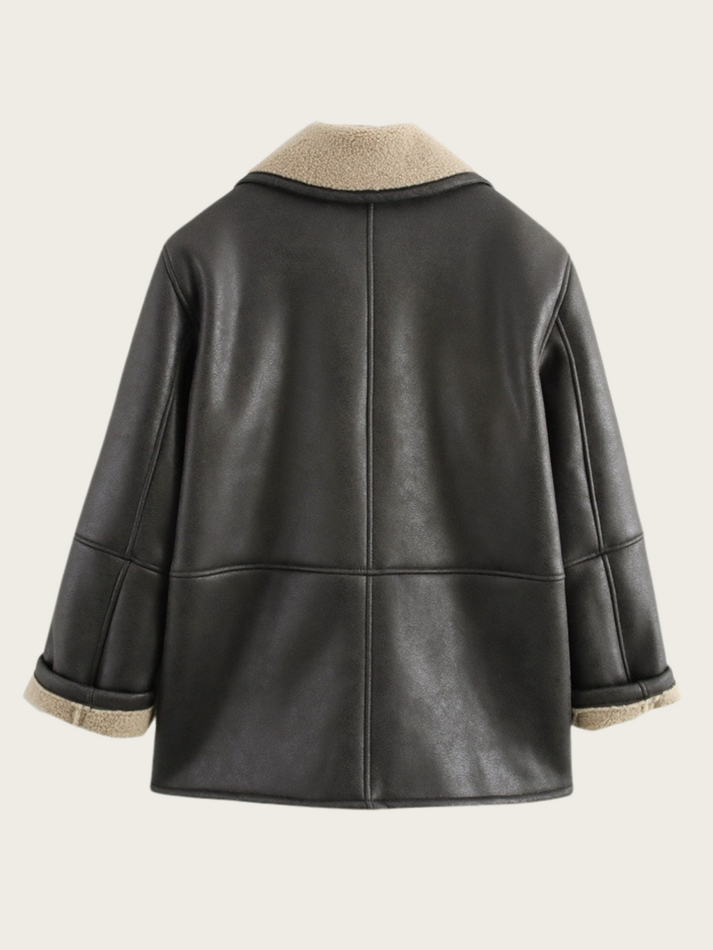 Jakke Med Struktureret Revers