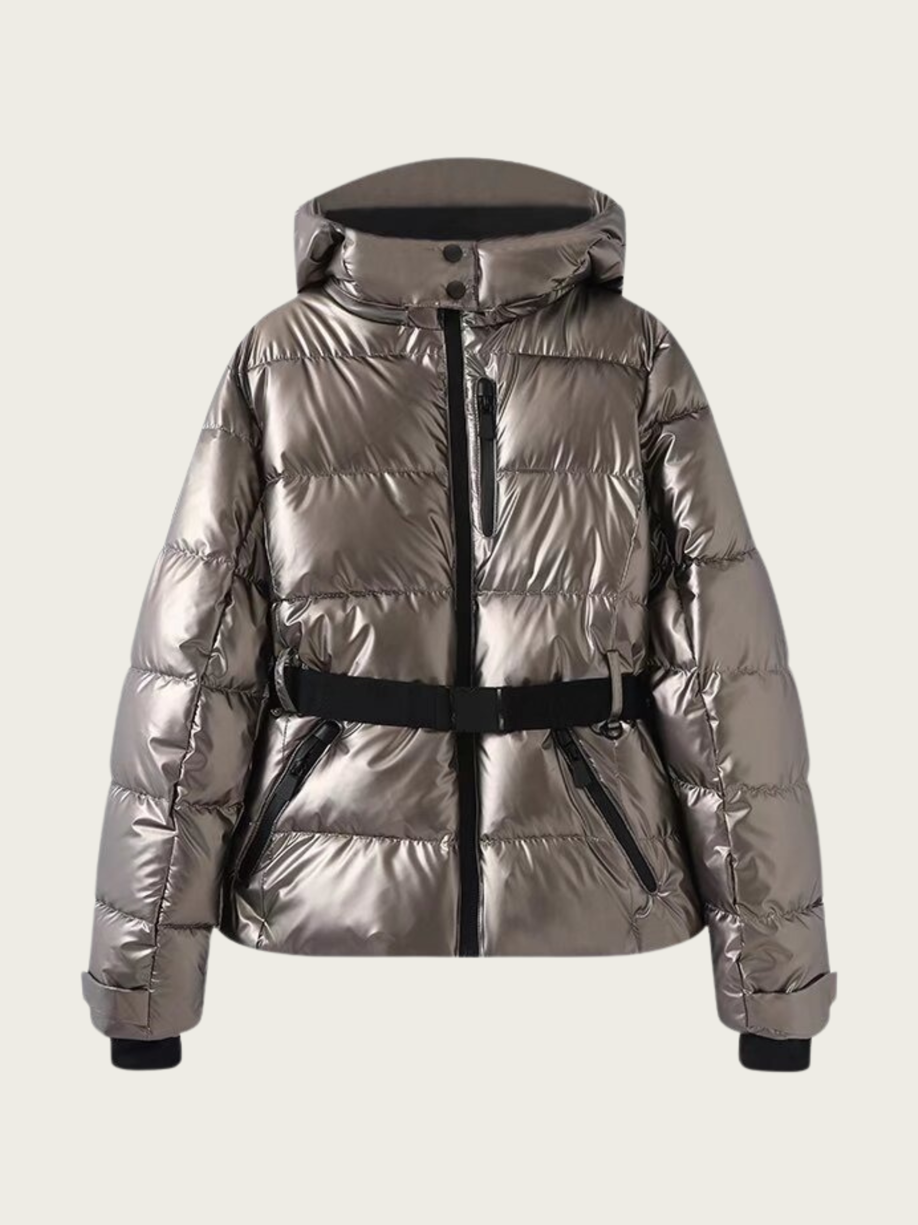 Reykjavik | Vatteret Jakke Med Bælte