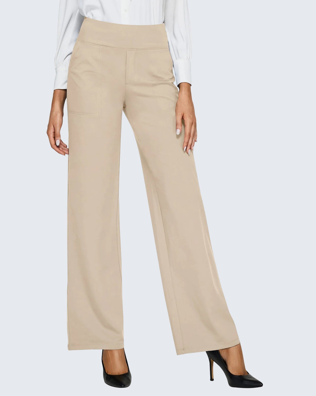 Liv | Højtaljede vide bukser