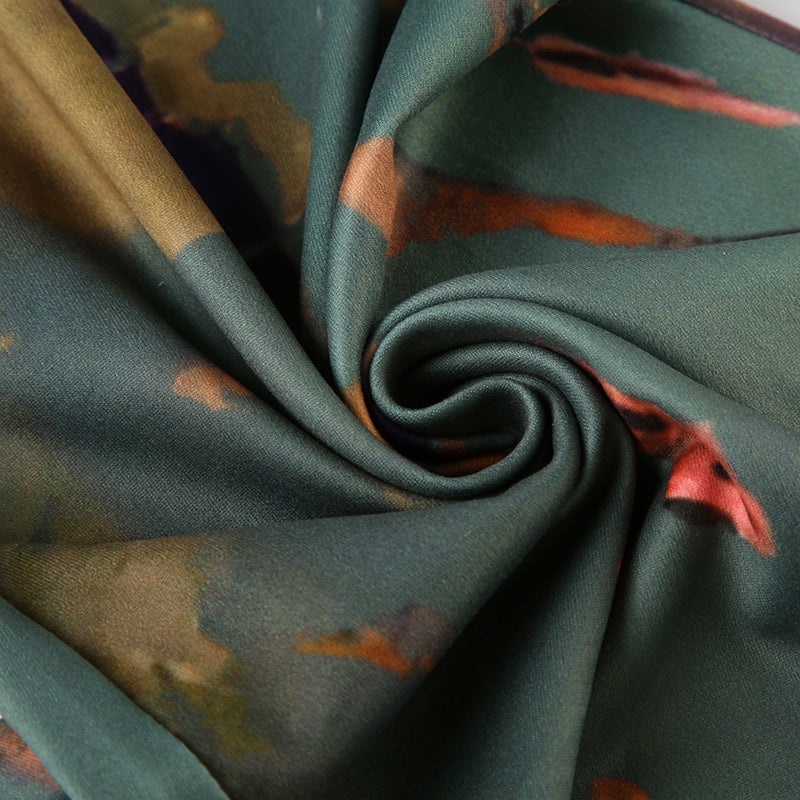 Zoe | Løse Bukser Med Abstrakt Print