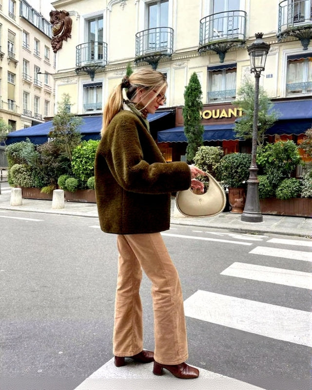 Kaida | Frakke i Imiteret Pels