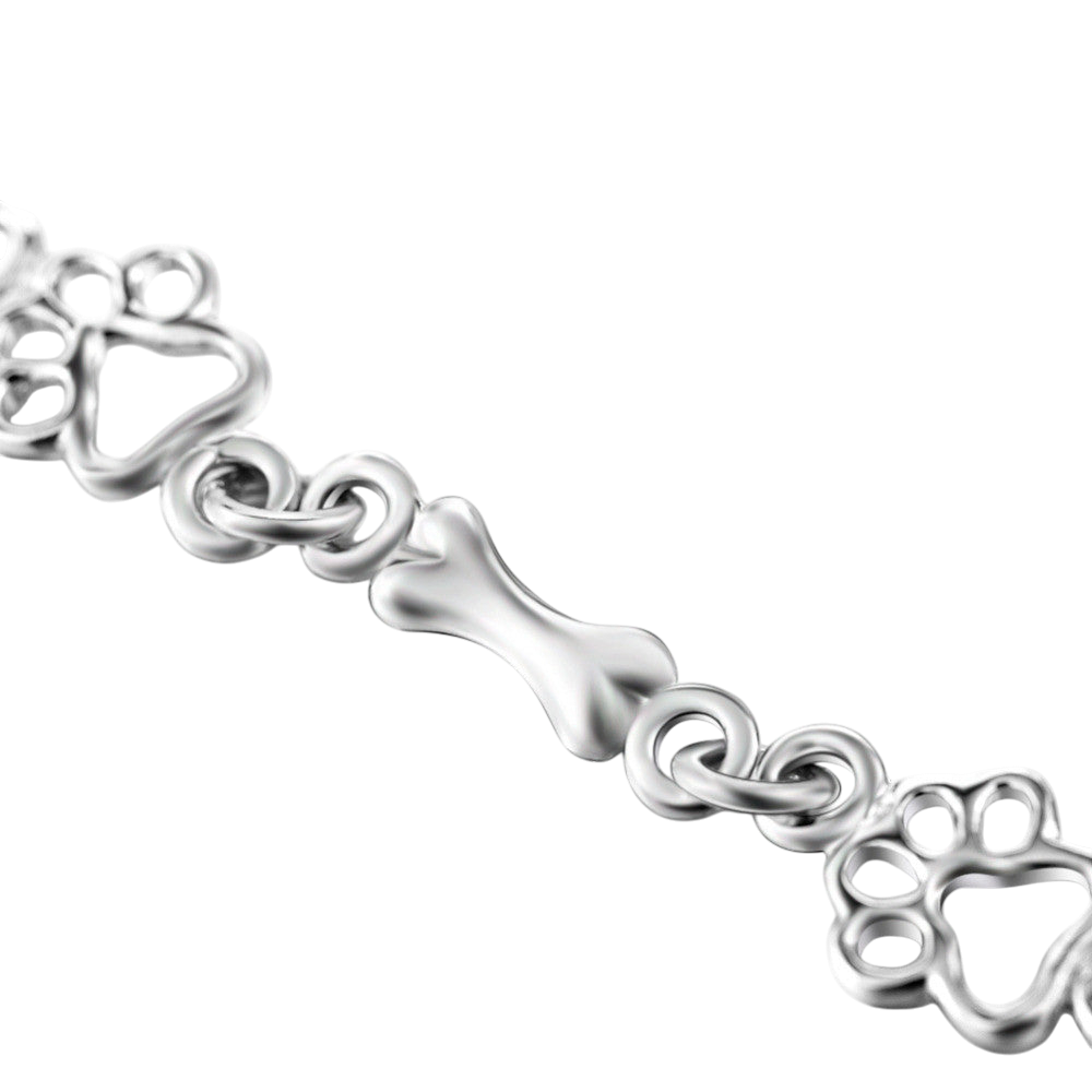 Pote- og benarmbånd i sølv