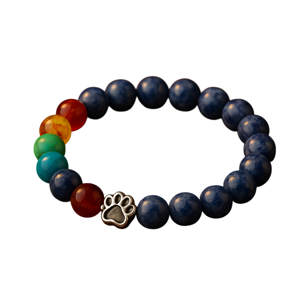 Perlearmbånd med pote