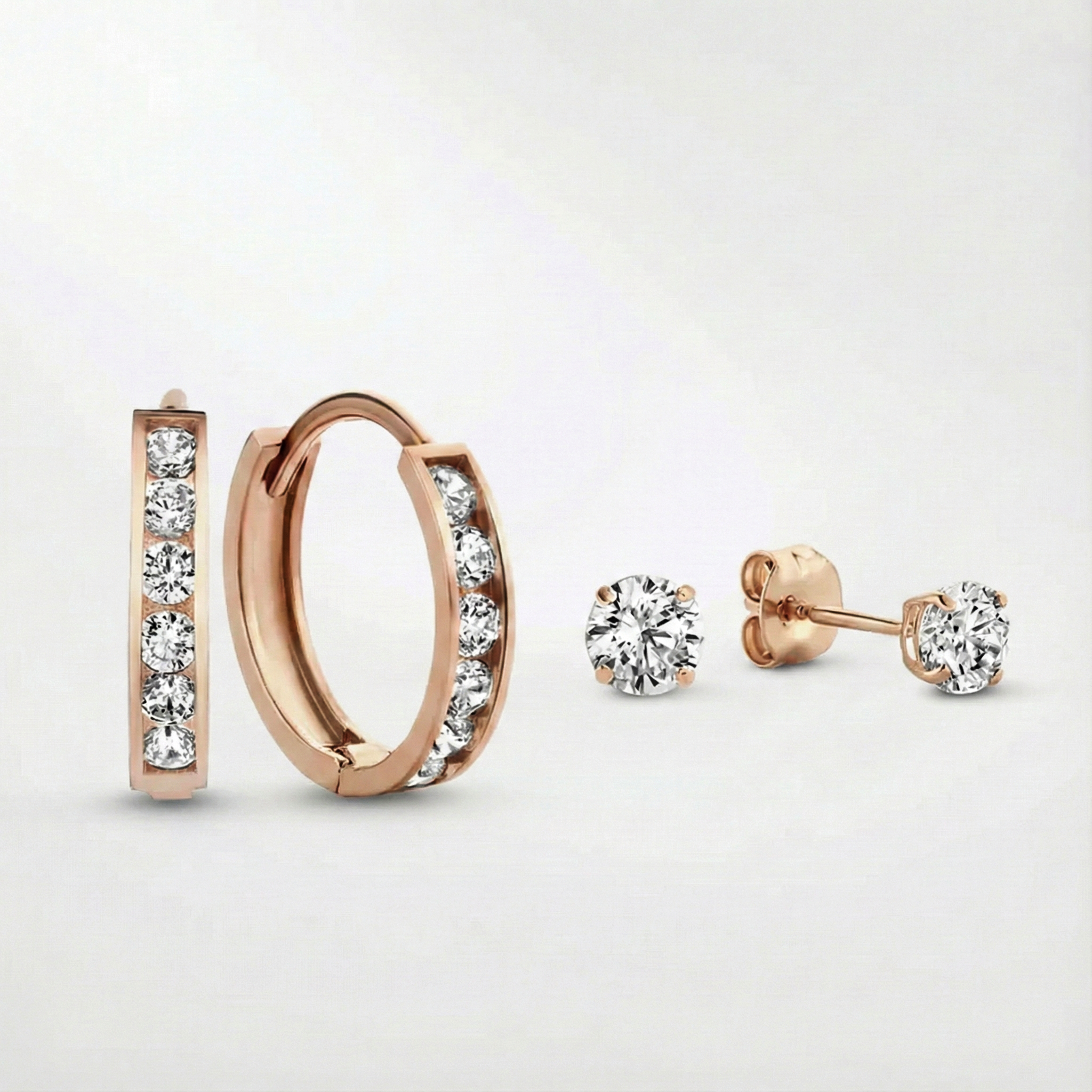 Renhed | 2-delt sæt Øreringe