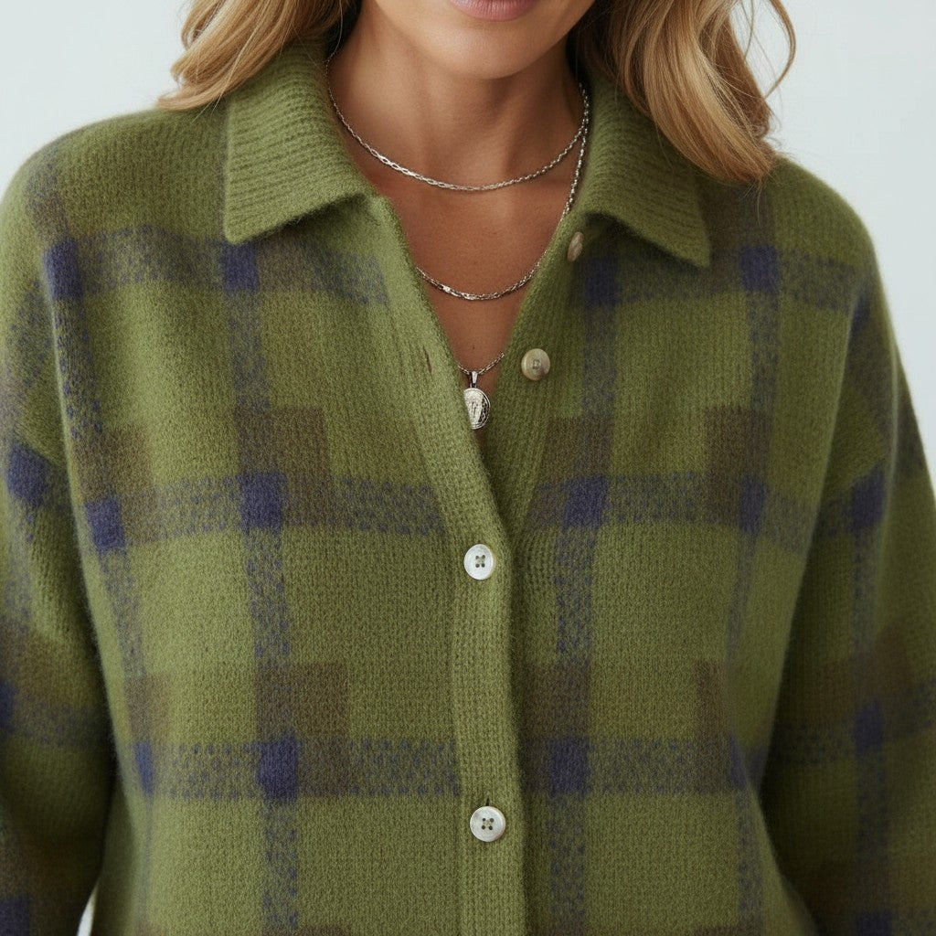 Matilda | Uldtrøje Med Firkanter