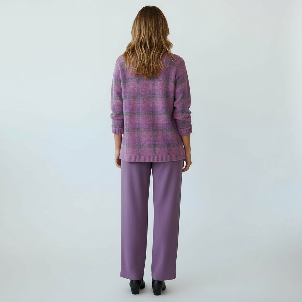 Matilda | Uldtrøje Med Firkanter