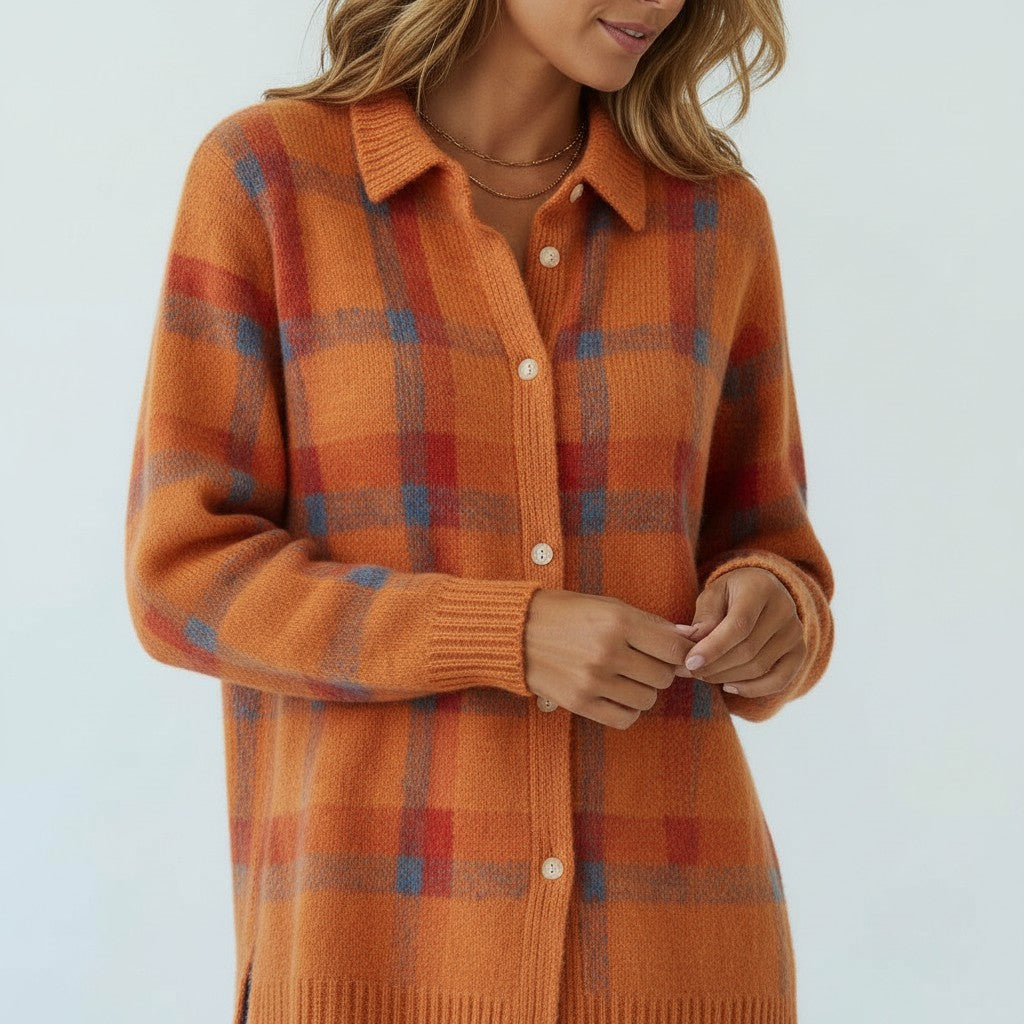 Matilda | Uldtrøje Med Firkanter