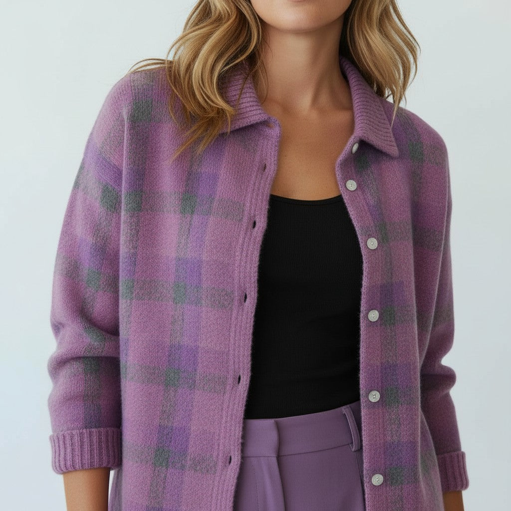 Matilda | Uldtrøje Med Firkanter