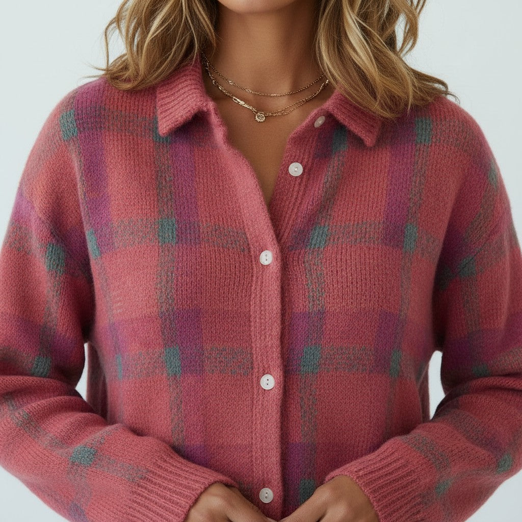 Matilda | Uldtrøje Med Firkanter