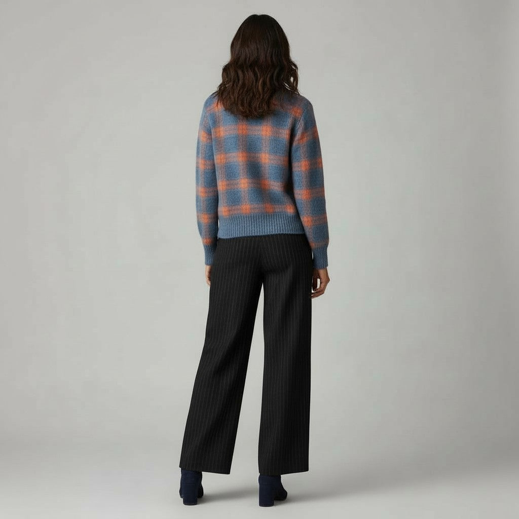 Matilda | Uldtrøje Med Firkanter